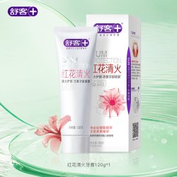 舒客 氨基酸牙膏红花清火140g*3支