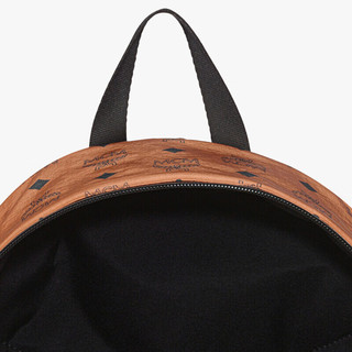 MCM STARK中号可折叠收纳双肩背包干邑色