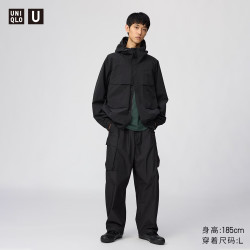 优衣库 户外机能 女士宽腿工装裤
