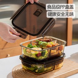 禧天龙 耐热玻璃保鲜盒 1020ml+730ml+400ml三件套