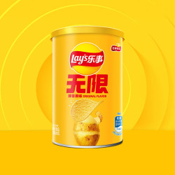 乐事 经典 薯片 原味 罐装 40g