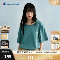 Champion 冠军短袖T恤 灰蓝色 M