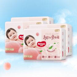 好奇 官方自营小桃裤纸尿裤拉拉裤超薄透气尿不湿3箱