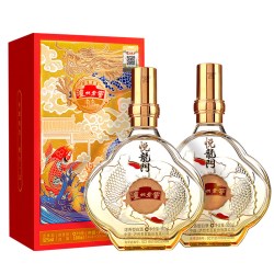 泸州老窖浓香 泸州老窖 酒悦龙门 52度 浓香型白酒礼盒 500ml*2瓶