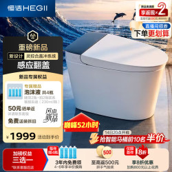 恒洁 DCQ613C-305 感应翻盖 轻智能马桶
