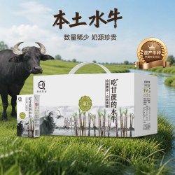 认养 吃甘蔗的水牛奶150ml*12盒4.0g学生儿童营养早餐纯牛奶常温