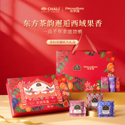 茶间果趣礼盒果丹皮茶包新品过年送礼礼品小零食