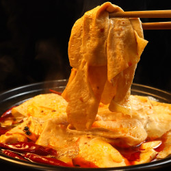 非油炸老豆皮豆腐皮黄豆豆制品240g*3袋