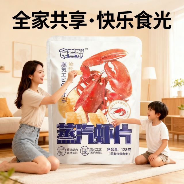 食者聪 虾片办公室馋嘴追剧解馋休闲小零食推荐网红爆款yg