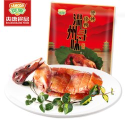 SANCOR/爽康慢烤臻鸭温州特产酱鸭酱油鸭烤鸭净含量500g鸭肉