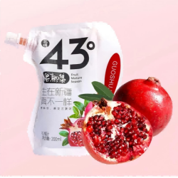 阿娜尔汗 新疆石榴汁夏日饮品必备火锅烧烤搭配200ml/袋*10袋/箱