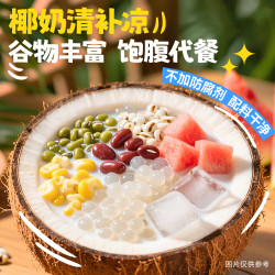 徐大漂亮 生榨椰奶椰汁清补凉南国海南三亚特产早餐代餐粥小吃K