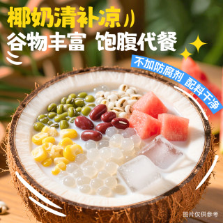 徐大漂亮 生榨椰奶椰汁清补凉南国海南三亚特产早餐代餐粥小吃K