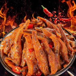 半升岛 深海香辣小鱼仔麻辣口水鱼干即食湖南特产零食美味