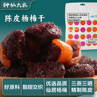 神仙大农 优选陈皮杨梅干100g*3袋办公室零食童年美味新鲜杨梅果干