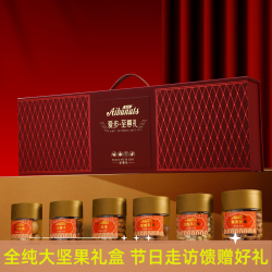 ecco 端午节日纯坚果礼盒装皮盒高档礼包送长辈客户礼品