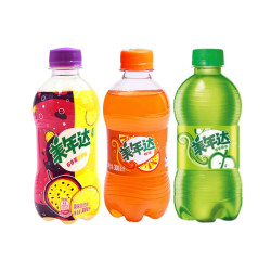 百事 苹果美年达300ml*8低糖碳酸饮料清爽百事可乐