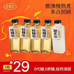 好望水 五指毛桃薏米水桂圆水植物饮料500ml瓶装