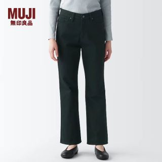 無印良品 MUJI 无印良品 MUJI 女式 弹力 牛仔 喇叭裤 裤子 长裤 休闲裤