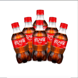 可口可乐 雪碧芬达含糖无糖300ML*6瓶经典口味碳酸饮料饮品橙味