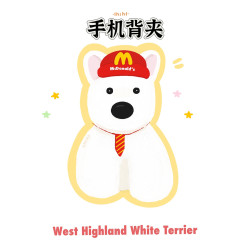 手机背夹款—直播间专属ins创意DIY兔子贝贝露露毛绒手机背夹斜挎