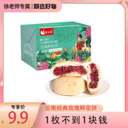 傣乡园 鲜花饼云南美食盒装30g*10枚/盒 特产酥皮食用