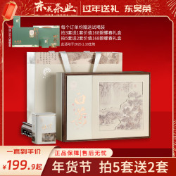 东吴茶一3D立体浮雕茶礼盒春节过年送礼高端礼盒白茶黄金芽绿茶Z1