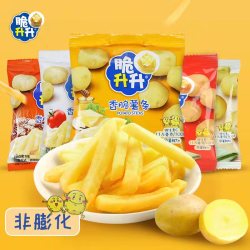 脆升升 原切香脆薯条20g*25袋休闲零食原味蜂蜜黄油经典酥脆美味
