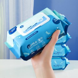 日禾盛唐 爱舒柔婴儿湿巾手口屁屁专用儿童孕妇湿纸巾家庭实惠装80抽新生儿