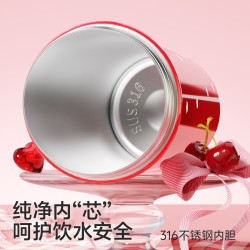 HAERS 保温杯316不锈钢外出便携式咖啡杯670ml