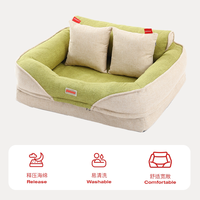 移动端：pet star 猫窝可拆洗保暖睡觉床垫半封闭式奶猫小狗窝