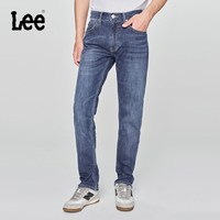 88VIP：Lee 726标准中腰直筒丹宁回潮中蓝色男牛仔裤A08539