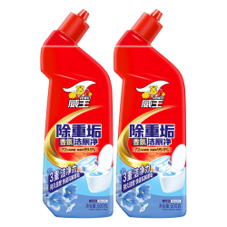 威王 除重垢洁厕灵液500g*2蓝铃花 马桶厕所清洁剂洁厕液 除菌除垢除臭