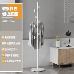 轻奢岩板金属衣帽架