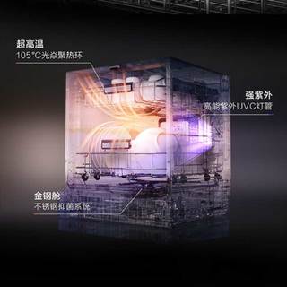 老板 W76-S2L 光焱S2系列 150L 22套 嵌入式洗碗机