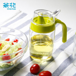 茶花 油壶玻璃厨房家用油罐壶塑料小酱油防漏醋壶装香油调料瓶油瓶_507