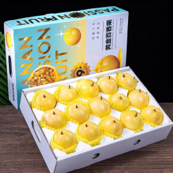 栀舒 钦蜜9号 黄金百香果 大果 2.5斤装 单果60-80克