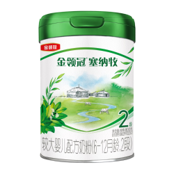 塞纳牧 伊利金领冠塞纳牧有机A2β-酪蛋白奶粉2段(6-12月)800g*1罐
