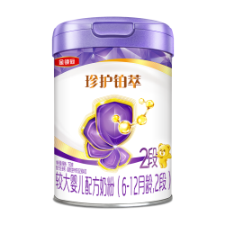 金领冠 伊利金领冠珍护铂萃2段(6-12月)750g*1罐 超凡乳源HMOs