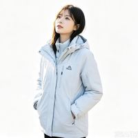 伯希和 山野 经典2.0 羽绒版 冲锋衣 冰岛蓝 90鹅绒L