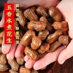OTHER 花大个带壳五香卤汁水煮花生500g*3袋