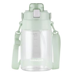 LOCK&LOCK 水壶大容量运动水杯户外塑料Tritan2000ml便携太空杯