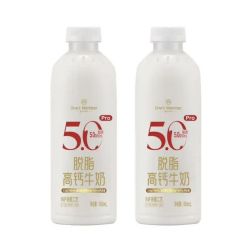 1号会员店 5.0蛋白PRO脱脂高钙牛奶  950ml*2
