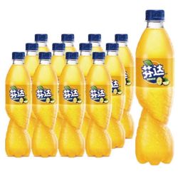芬达 可口可乐 芬达菠萝味汽水 500ml*12瓶