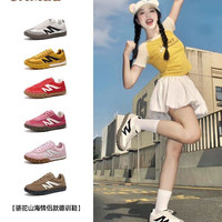 88VIP：骆驼 山海运动鞋女鞋2024秋季女款低帮复古德训鞋男士休闲板鞋