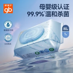 好孩子 杀菌湿巾婴幼儿卫生湿纸巾0系列加厚加大消毒清洁湿巾