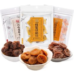 小梅屋 话梅六味老梅干蜂蜜味梅饼无核3味3袋休闲解馋零食果脯蜜饯