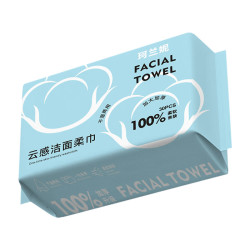 珂兰妮 洗脸巾一次性加厚洁面巾抽取式 30抽