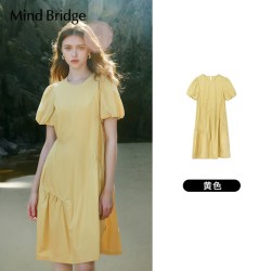 Mind Bridge 女士圆领连衣裙 M0032B73032