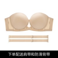 EMMA ROSE 无肩带防滑聚拢文胸